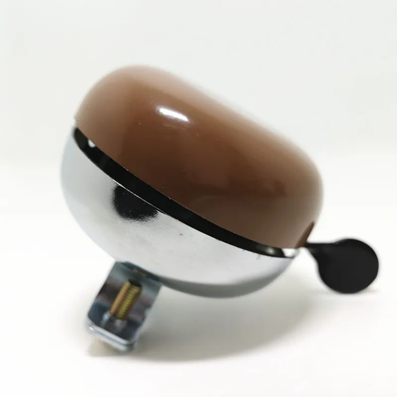 Bicycle Retro English Bell Ringing Bell Aluminum Silver Coffee Brown