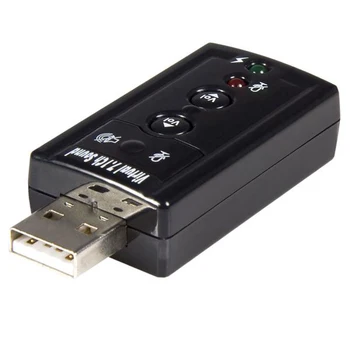 

StarTech.com Virtual 7.1 USB Stereo Audio Adapter External Sound Card, 7.1 channels, USB