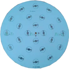 10 шт. 24 Вт 30 Вт 36 Вт 50 Вт 60 Вт 240 мм алюминиевая пластина, led теплоотвод доска для прожектора, светильник, прожектор и т. д