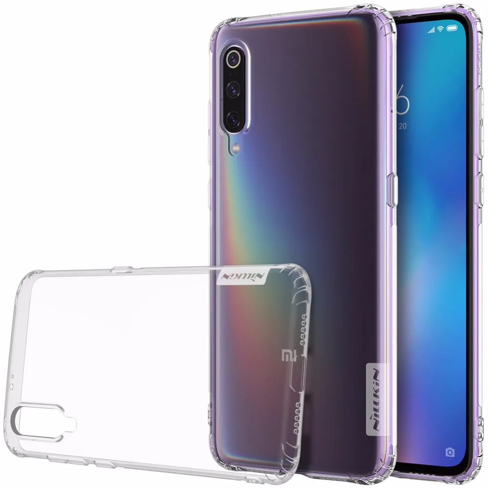 

for xiaomi mi9 Case for xiaomi mi 9 se Case Covre Original NILLKIN Nature Transparent TPU Clear Soft Back Cover Silicon Case
