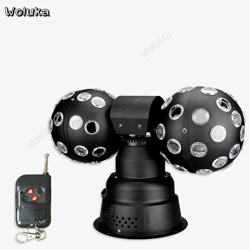 A. Ball light-remote RGB лазерный светодиодный светильник-магический шар с двойным прокатным диско-шаром вечерние дистанционные DJ светильник ing Effect вращающееся освещение для ночного клуба CD50 W01 - Цвет: A. Ball light-remote