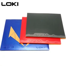 LOKI RXTON5 alta elasticidad Sticky tenis de mesa de goma Pips rojos en alta densidad esponja dura Goma de Pingpong para ataque/bucle