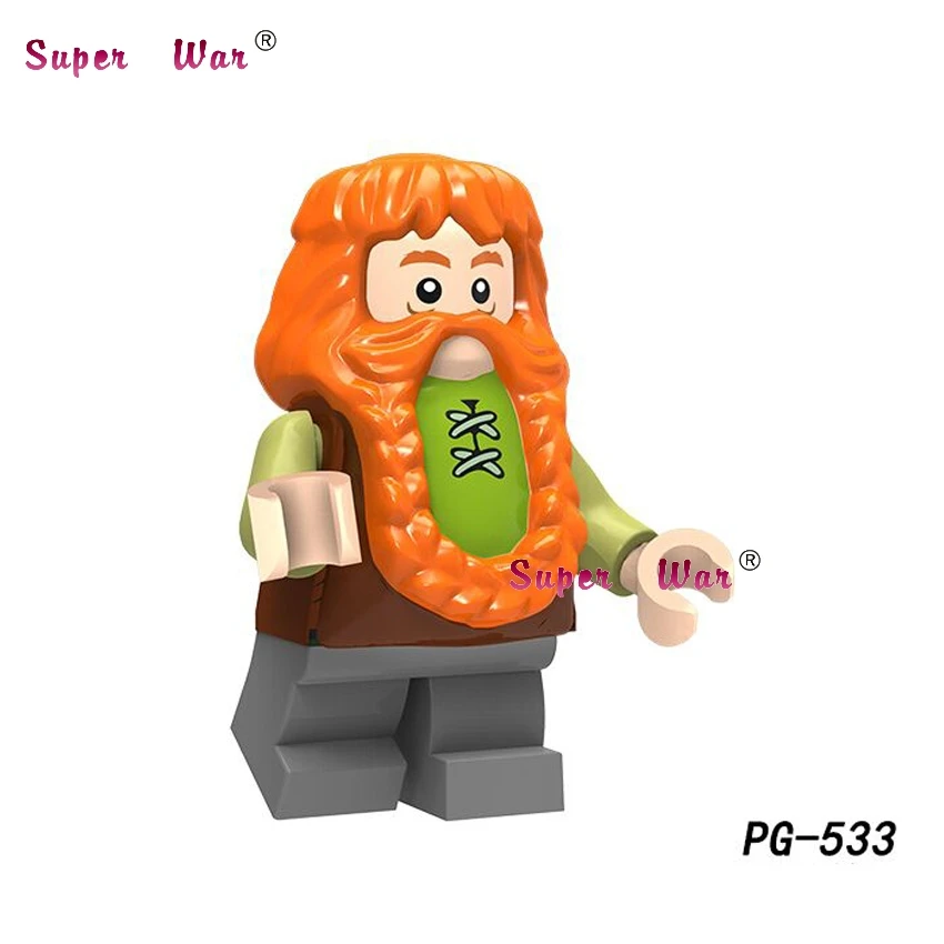PG533 Одна модель строительных блоков властелин колец Samwise Gamgee Frodo Gandalf Saruman Beorn кирпичи игрушки - Цвет: PG533
