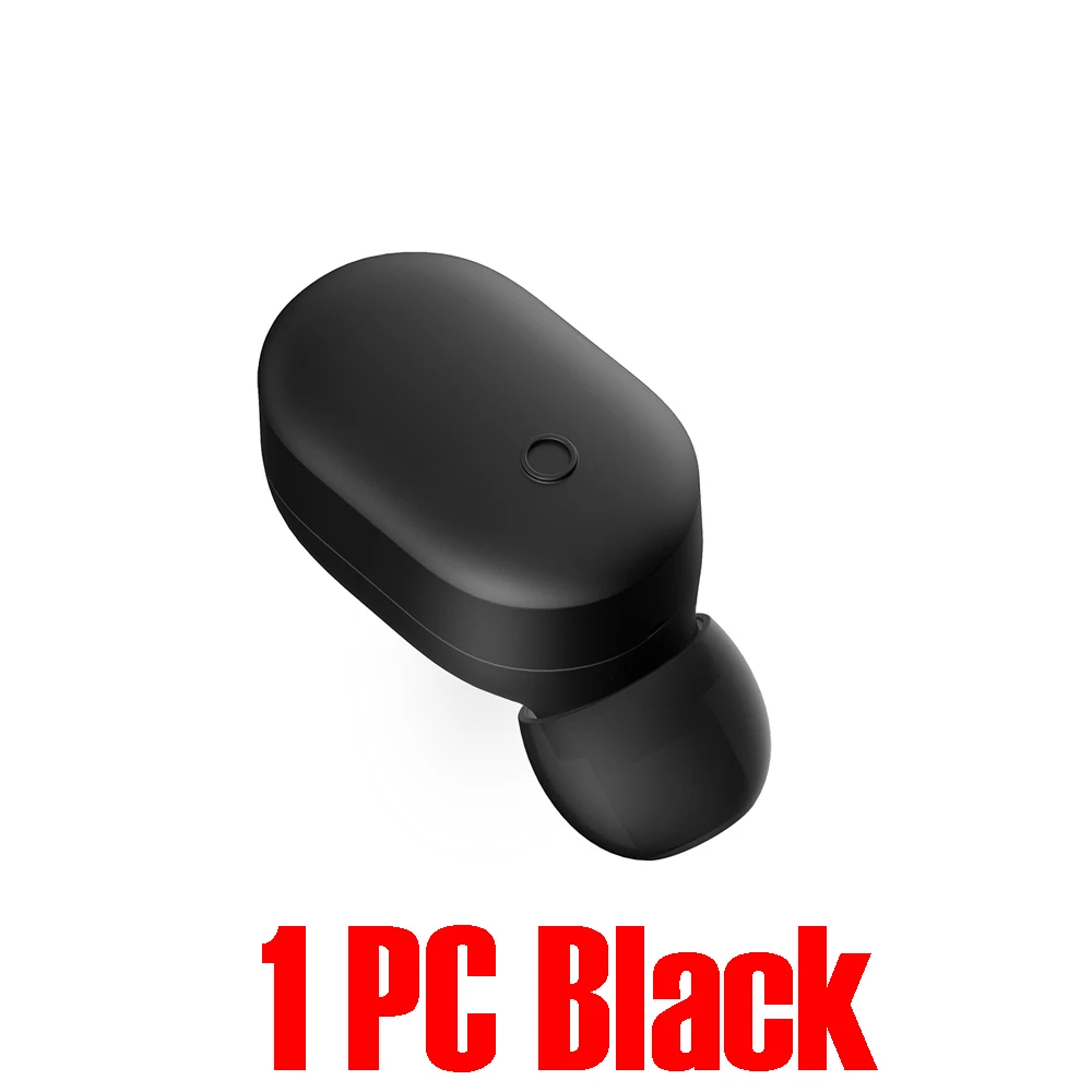 Черный Оригинальные беспроводные bluetooth-наушники Xiaomi, мини-гарнитура, Bluetooth 4,1, Xiaomi, мини беспроводные наушники со встроенным микрофоном, Handfree - Цвет: Черный