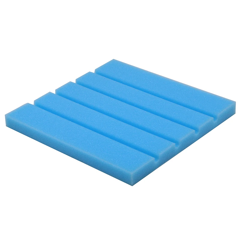 1pcs 25x25x2cm High Density Foam Soundproofing Foam Anti Static Pin Insertion Sound-Absorbing Noise Sponge Foams - Color: blue