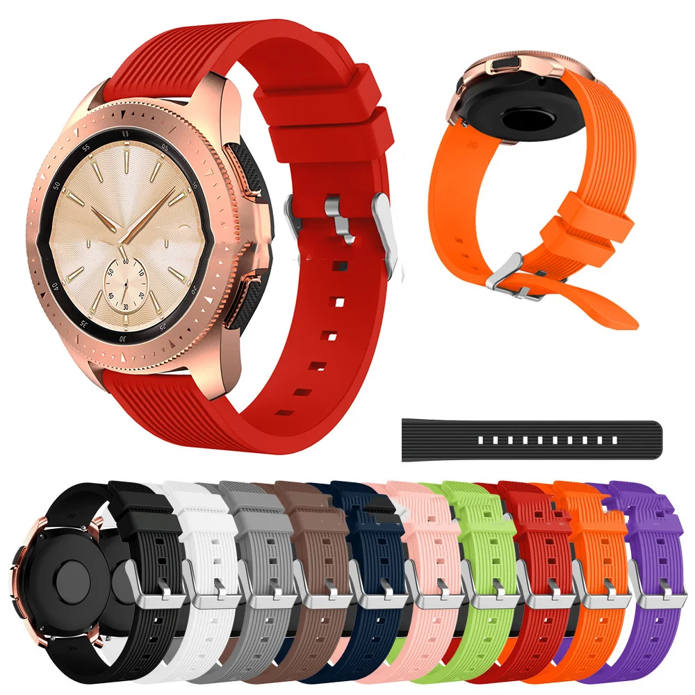 

For Samsung Galaxy Watch 42mm Replacement Wrist Strap Silicone Rubber Band Bracelet Sports Wristwatch Accessory