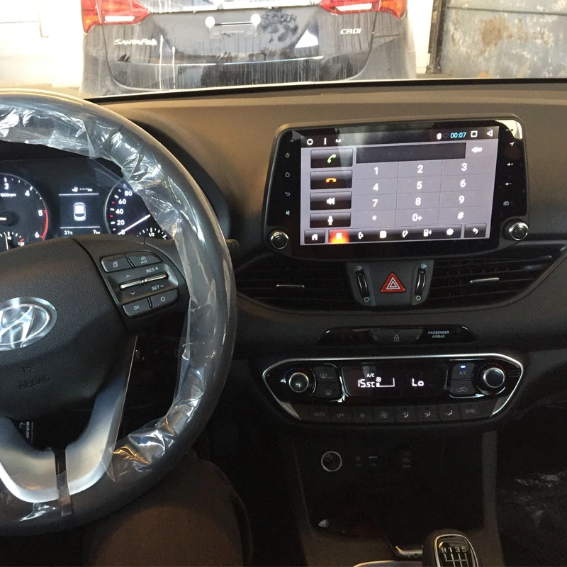 Discount YAZH 1 din Auto Radio Stereo For Hyundai I30 2017 Car GPS Navigation Android 8.1 central multimedia System 9.0 inch auto radio 5