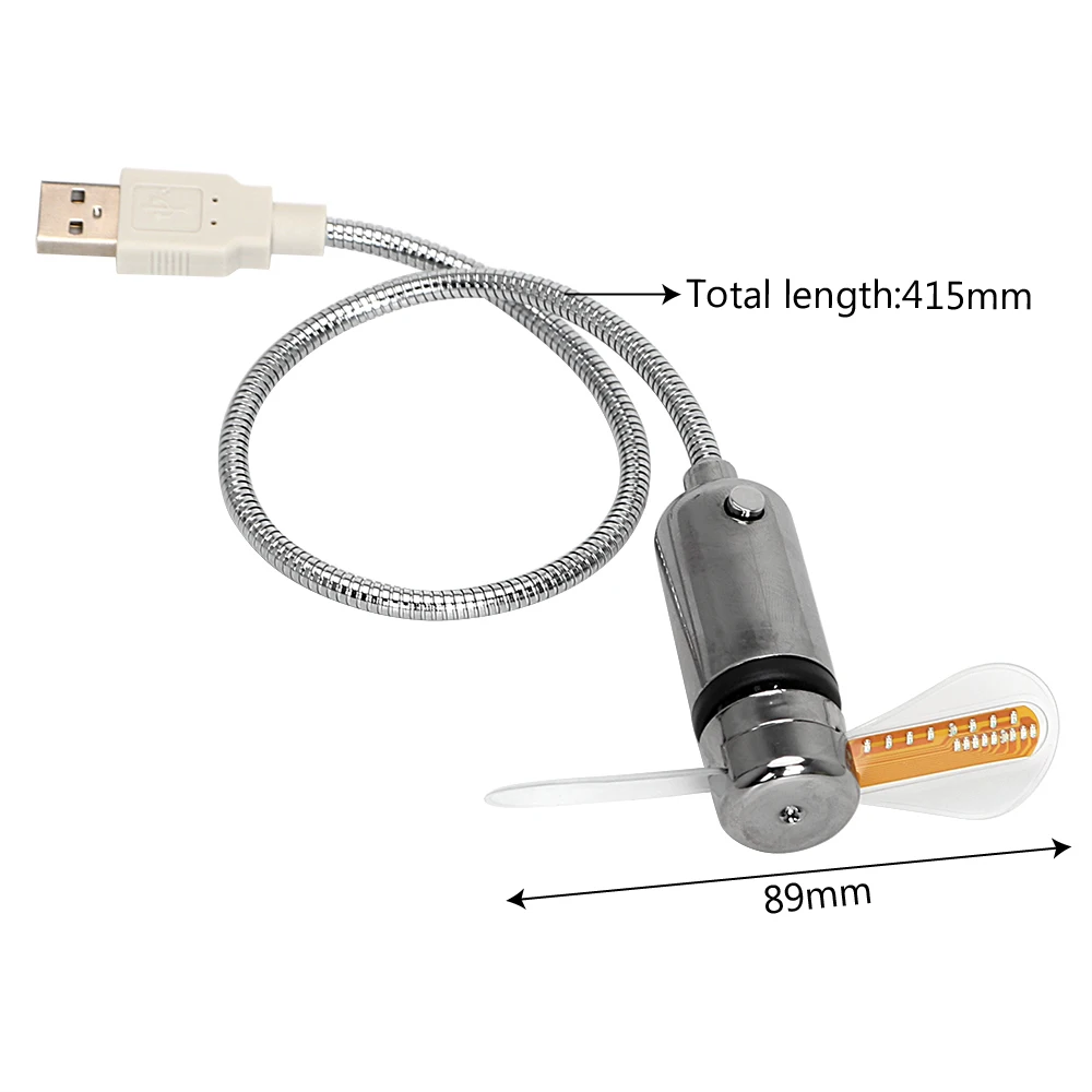 Itimo Дисплей часы реального времени мини световой часы новые идеи Лето USB Светодиодная лампа вентилятор Оригинальные светильники ночник