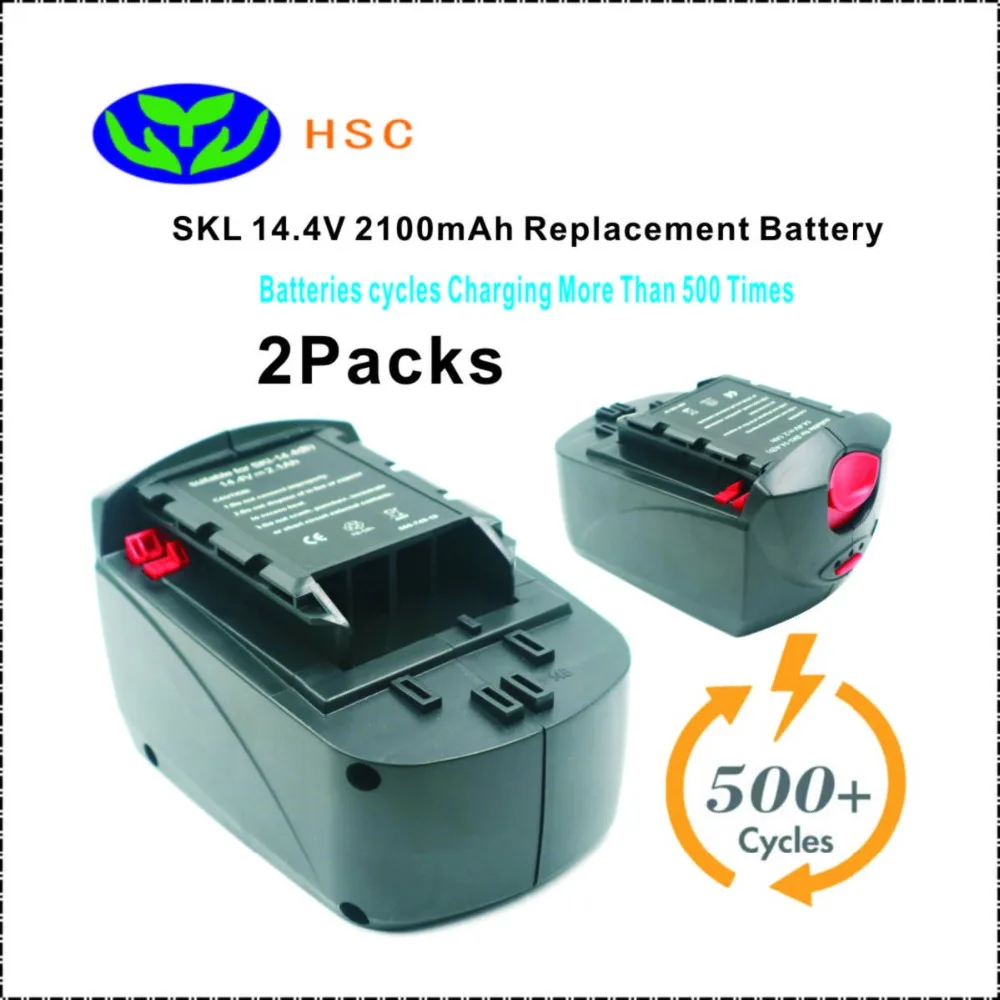 

2PCS SKL14.4B 2100mAh 14.4V NiMh Battery Replacement SB14A Original Battery