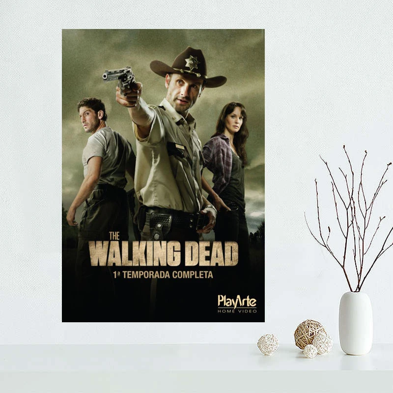 G0216 Scorpio The Walking Dead Season 3 Jailhouse Canvas Fabric Cloth Poster Print Posters Posters The Walking Dead Posterwalking Dead Poster Aliexpress