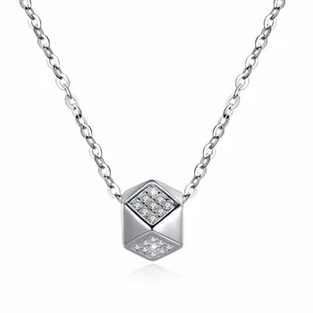 

Otogo Transing 2019 summer Best gift AAA White Zircon 925 Chain Necklaces & Pendants For Women 2019 Gift India Jewelry YHN0059B