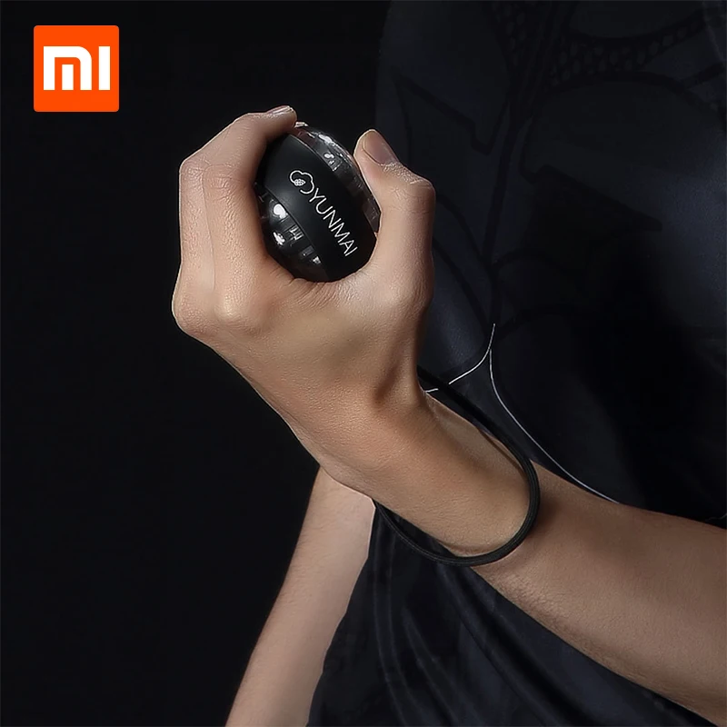 Xiaomi Mijia YunMai power ball кистевой тренировочный аппарат мощный кистевой Мяч Тренажер гироскоп со светодиодом мяч необходимый Спиннер-Антистресс игрушка