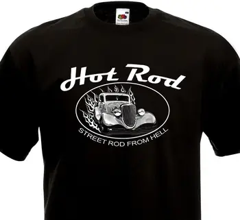 

2019 Summer Men Tee Shirt T-shirt HOT ROD Street Rod From Hell - Custom Culture Vintage T Muscle Car Custom Made T-shirt