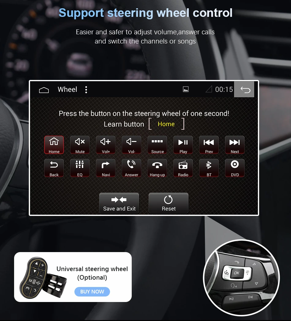 Top Eunavi 4G+64G  6 core android 9.0 car dvd for Toyota Corolla E140/150  2007-2011 multimedia car radio gps navi PX6 Radio WIF 12