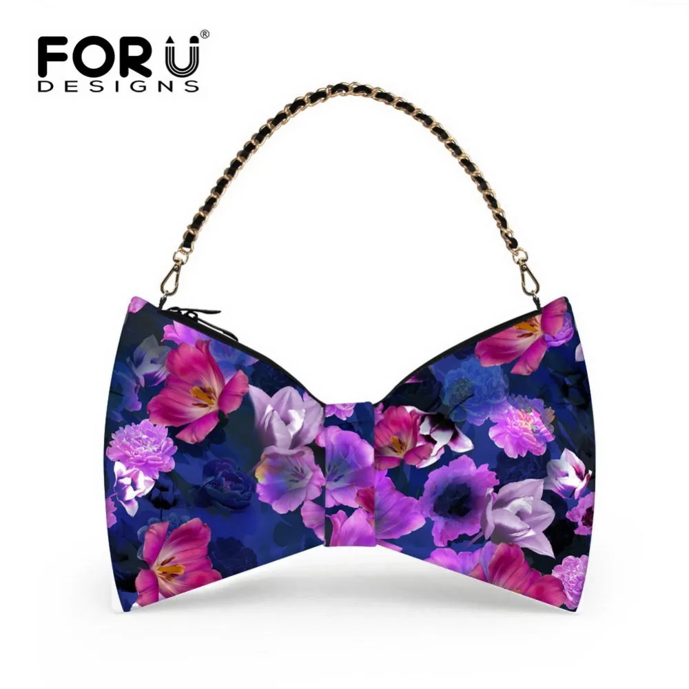 FORUDESIGNS Wedding Lady Evening Bags Floral Daily Pouch Clutches Fashion Women Messenger Shoulder Bag Party Girl Handbags