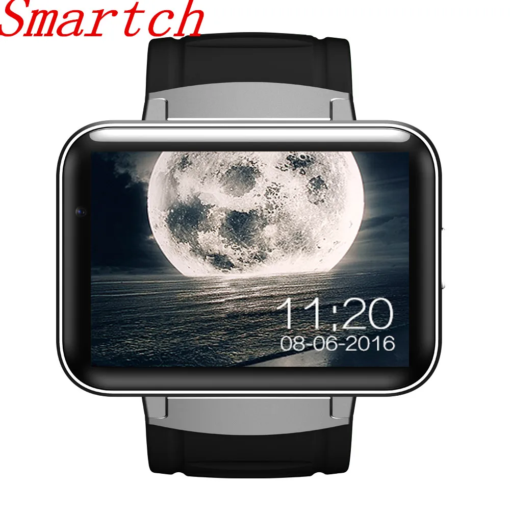 Smartch DM98 Bluetooth Смарт часы 2 дюймов Android 3G телефон MTK6572A Dual Core 1 ГГц 4 Гб Встроенная