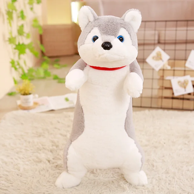 60/80/100CM Large Super Meng Husky Chihuahua Stuffed Animal Plush Toy Pillow Doll, Kawaii Shiba Inu, Boy and Girl Birthday Gifts