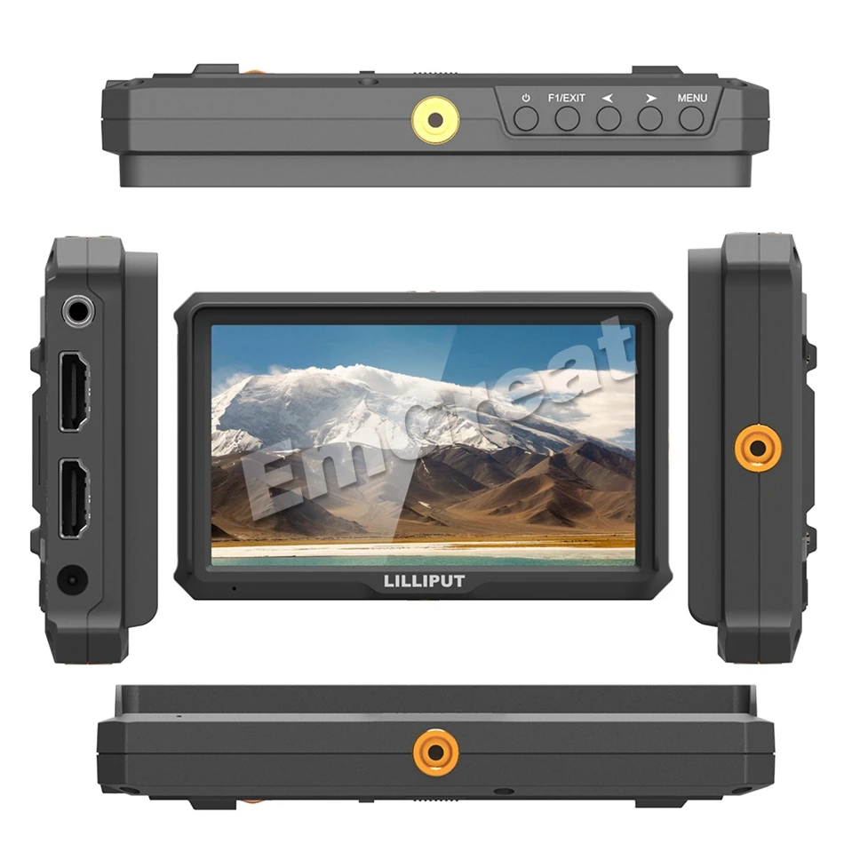 Lilliput A5 5 дюймов только 118g FHD 1920x1080 4K HDMI на камеру полевой монитор вещания монитор для Canon Nikon sony Zhiyun Gimbal