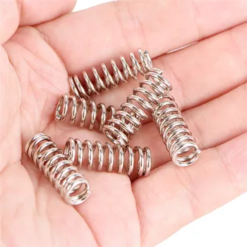 

10pcs/lot Stainless Steel Extruder Strong Printer Spring For 3D Printer Heated Bed Ultimaker Makerbot Spring Tool