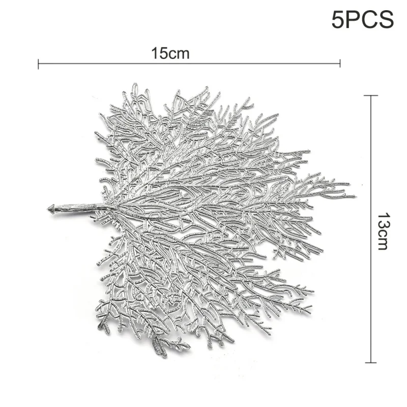 5 шт. моделирование веточки кораллов горячего тиснения полые ПВХ изоляции подложка и подставка под столовые приборы для обеденного стола Настольный коврик украшения дома - Цвет: As the picture show
