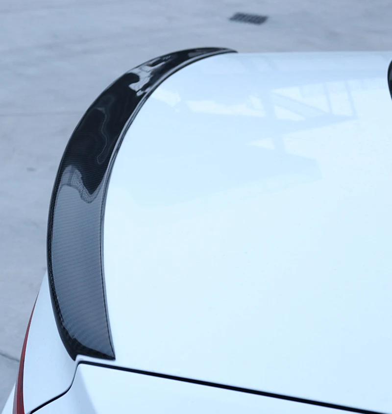 For Audi A4 B9 4 door sedan S4 style high quality carbon fiber rear wing Roof rear box decorated spoiler