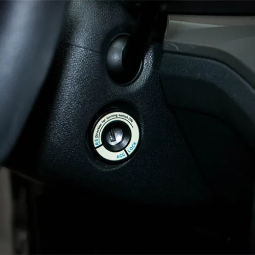 Luminous Ignition key ring cover For VW for Volkswagen golf 6 golf 7 GTI polo jetta BORA Tiguan 1PC Car Styling
