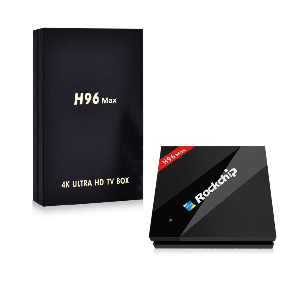 H96 MAX RK3399 4GB RAM 32GB ROM TV BOX 2.4G/5.0G Wifi H.265 4K Smart Tv VP9 Android 7.1 Bluetooth 4.0 USB3.0 Type-C Media Player