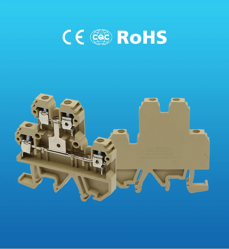 10 шт. DK-4QV/35 Вместо разъема Weidmuller два уровня винтовой зажим клеммные блоки воспламенение Тип DK4QV/35