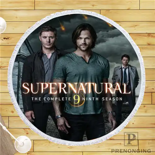 

Custom DIY Customized Microfiber Fabric Supernatural Round Beach Blanket Towel Printed on Demand 150cm #19-01-28-4-155