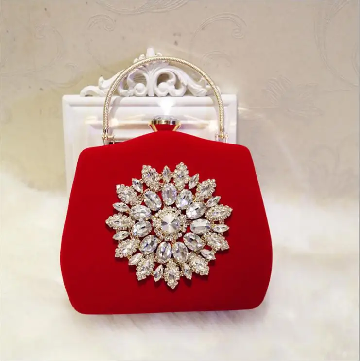 diamont crystal evening bag