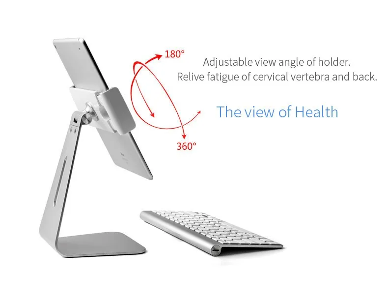AP-7S, алюминиевый сплав, 7-13 дюймов, планшет, ПК, стенд, экран, вращение на 360 градусов, угол обзора на 180 градусов, регулируемая поверхность для iPad Mini Pro