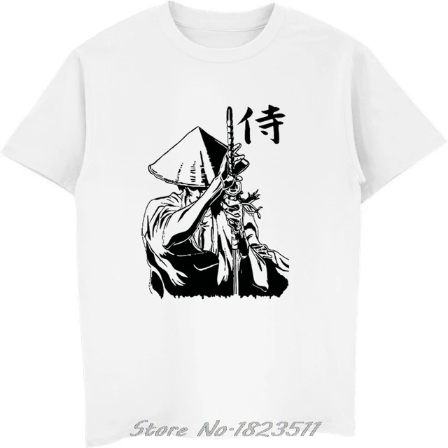 Summer Japan Armored Samurai Printed Casual Men T-Shirt Short Sleeve Popular Design T Shirt Hipster Cool Tops