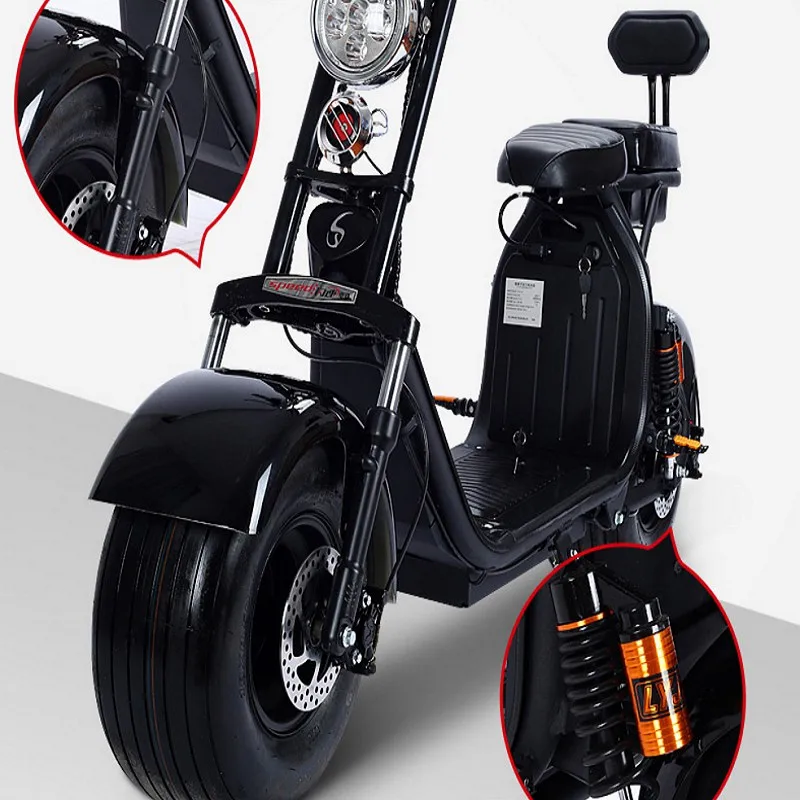 Sale Electric Car New Round of Harley  Adult Lithium Scooter Two-Wheel Adult 7