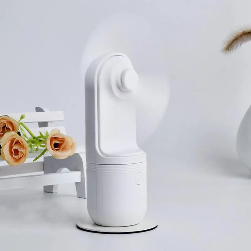 

Alloet Mini Fan Capsule Handheld Mini Fan USB Charging Folding Fan Air Cooling Ultra-quiet Portable Cooling Machine for Outdoor