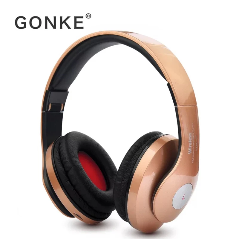 

GONKE Wireless 4.1 Bluetooth Headphone, Hi-Fi Over-Ear 3.5MM Connection, for Watching Home TV Games Computer Radio