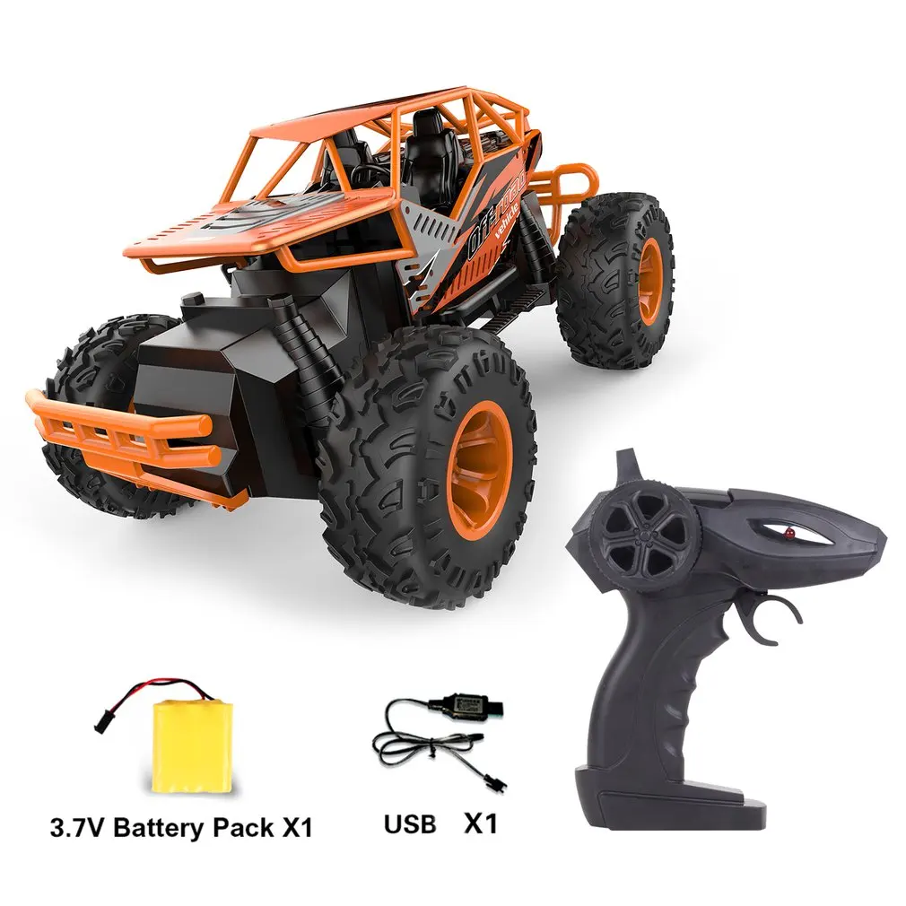 

LH-C010 2.4GHz Strong Power Alloy RC Car Off-road Rock Climbing Crawler Automatic Vehicle Toys Car for Children Gift