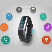 Floveme smart watch bluetoothsport armband für iphone ios samsung android smartwatch herzfrequenz schrittzähler led armband uhren