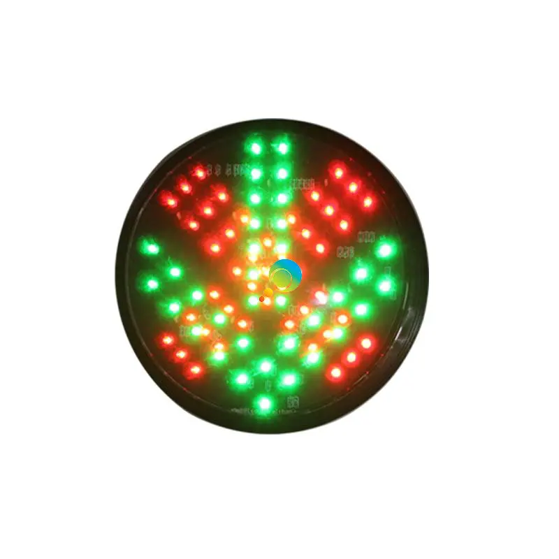 

DC12V bi color 200mm red cross green arrow LED traffic light signal lamp