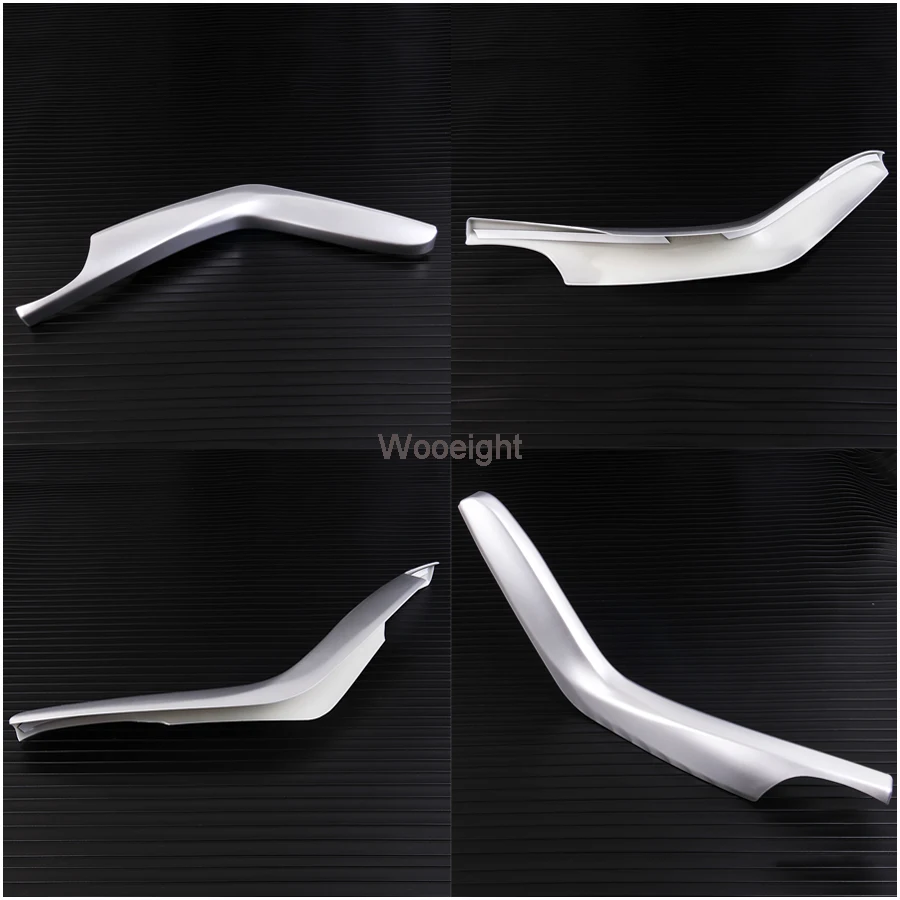 Car Interior Mouldings Decoration ABS Matte Chrome Dashboard Side Moulding Cover Trims For Honda Civic 10th 2016 2017 2018 (7)