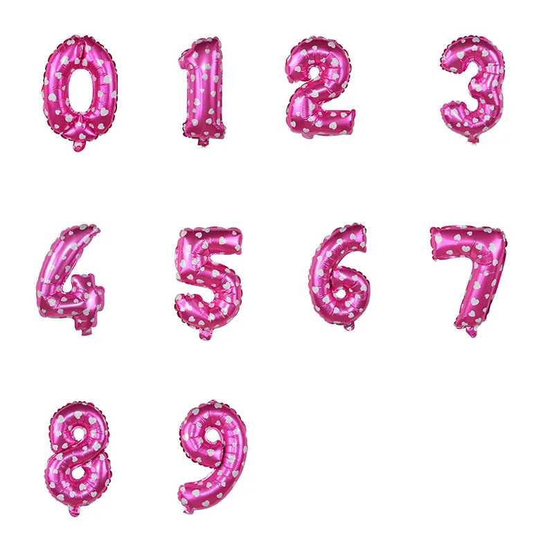 32 дюйма количество Фольга шар с днем 18 рождения, гелиевые Рисунок шар, воздушный воздушные шары для свадьбы вечеринки украшение Рождество Globos - Цвет: Розовый