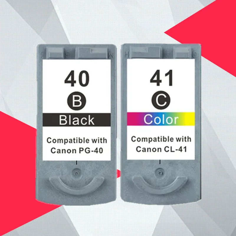 Совместимые чернильные картриджи для принтера Canon PG40 CL41 PG-40 CL-41 iP1600 / IP1700 IP1800 PG 40 MP140