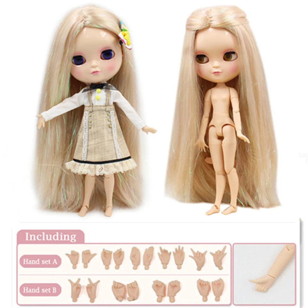 Fortune Days icy 1/6 Кукла № 3139, мягкие волосы для тела, натуральная кожа, дополнительный ручной набор, AB кукла, игрушка в подарок