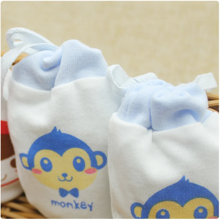 1 пара детские перчатки из 100% хлопка|newborn baby mittens|baby mittensbaby glove newborn |