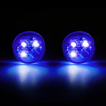 

Hot 2pcs/Set Flashing LED Warning Lamp Auto Strobe Traffic Light Car Door Anti Collision Lights JLD