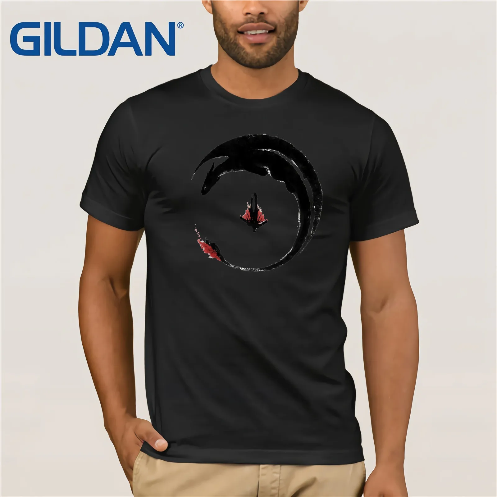 

Viking Dragon Emblem Shirt 2019 Summer Men's Short Sleeve T-Shirt