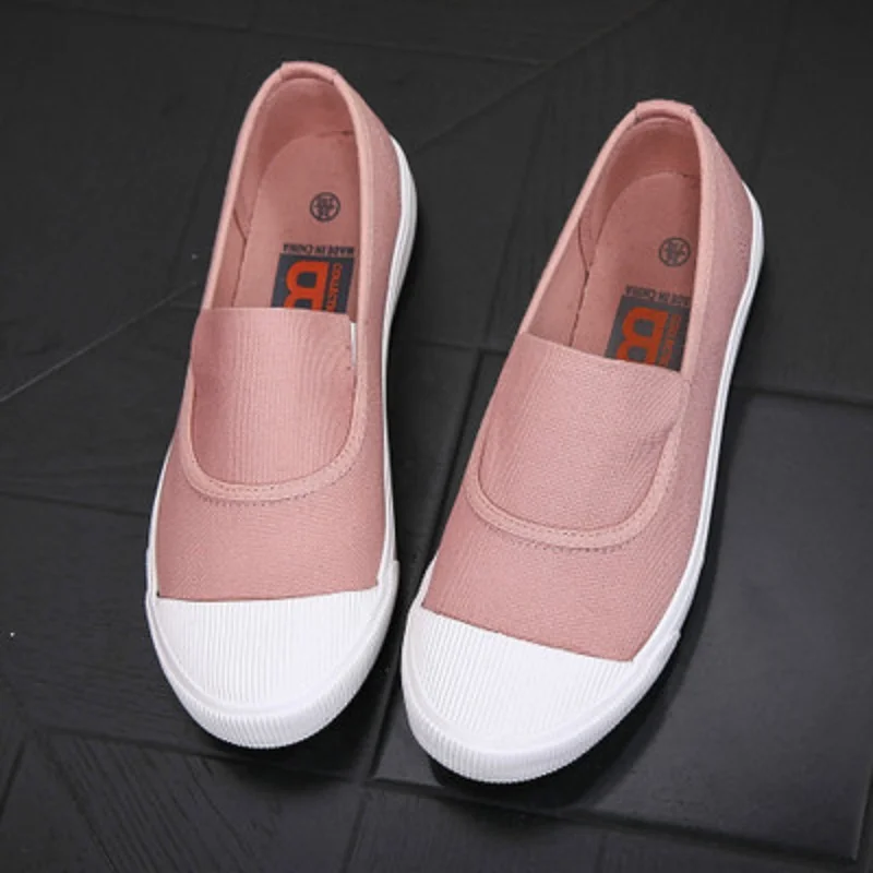 

2018 summer new classic canvas shoes flat shoes low help lazy shoes soft bottom student casual shoes tide