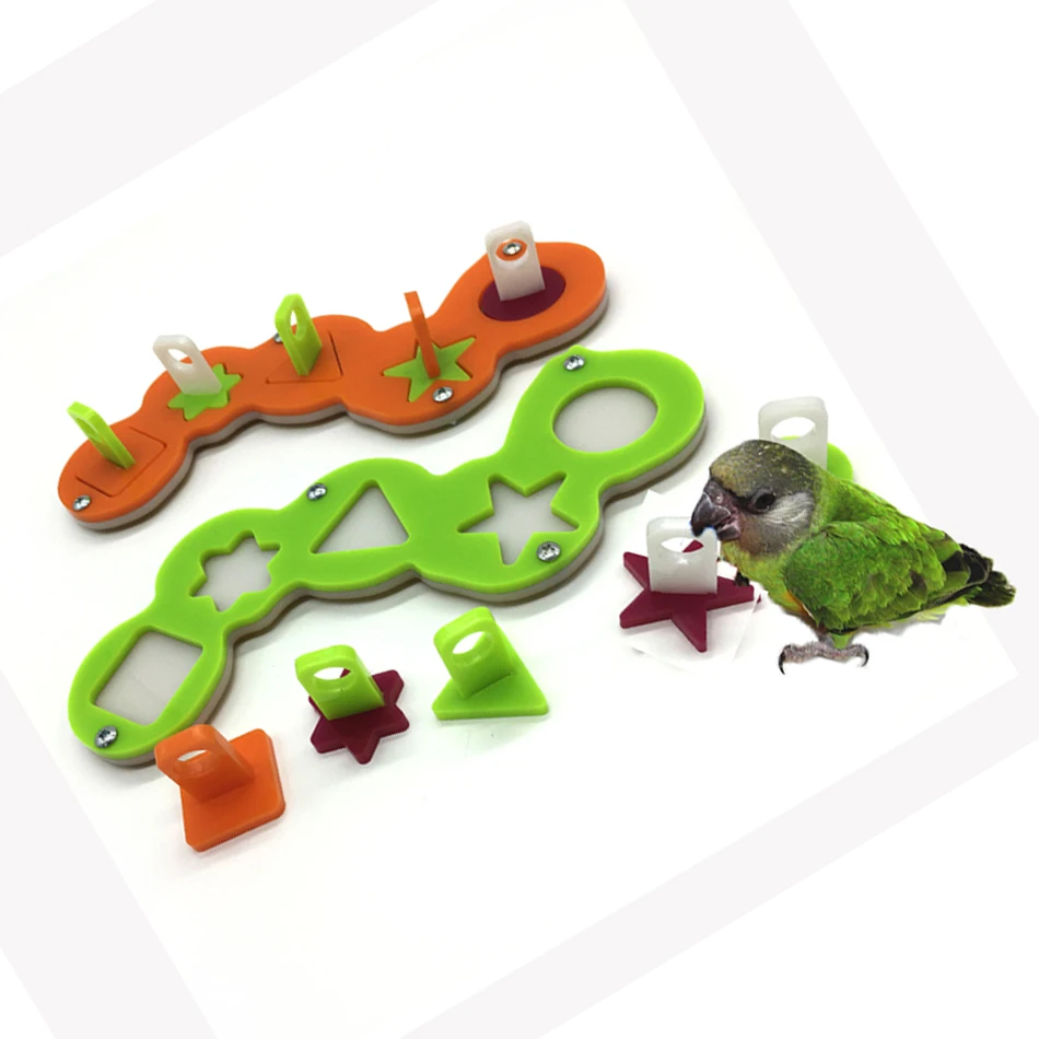 Acrylic Parrot Training Tools Bird Toys Supplies Parrot Educational