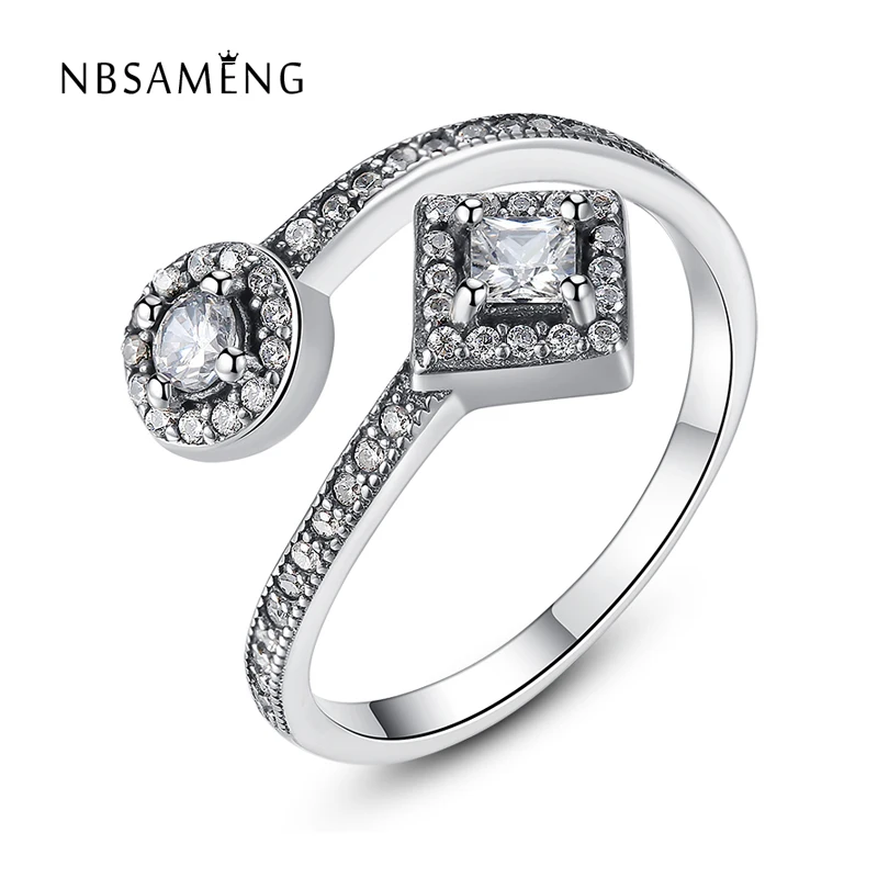 Buy 925 Sterling Silver Open ended Abstract Elegance