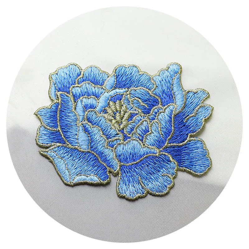 flower embroidery patches for clothes 1