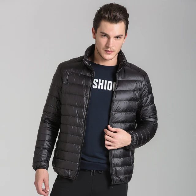 Privathinker Men Ultra Thin Puffer Down Jacket 2018 Mens Ultralight ...